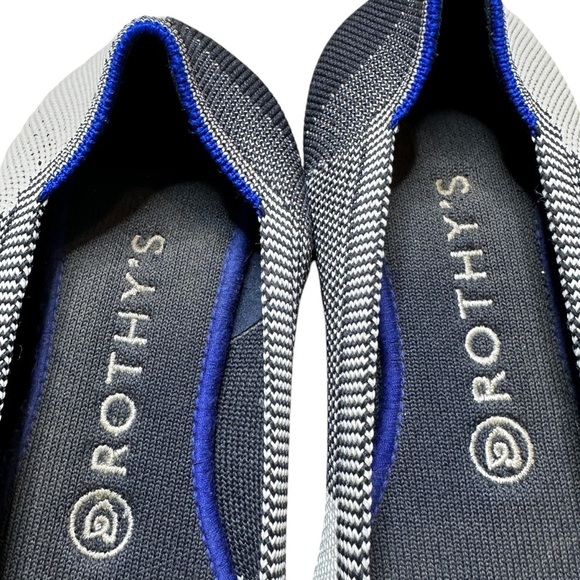 Rothy's Captoe black textile flat ballet shoes 7.5 - Picture 2 of 5